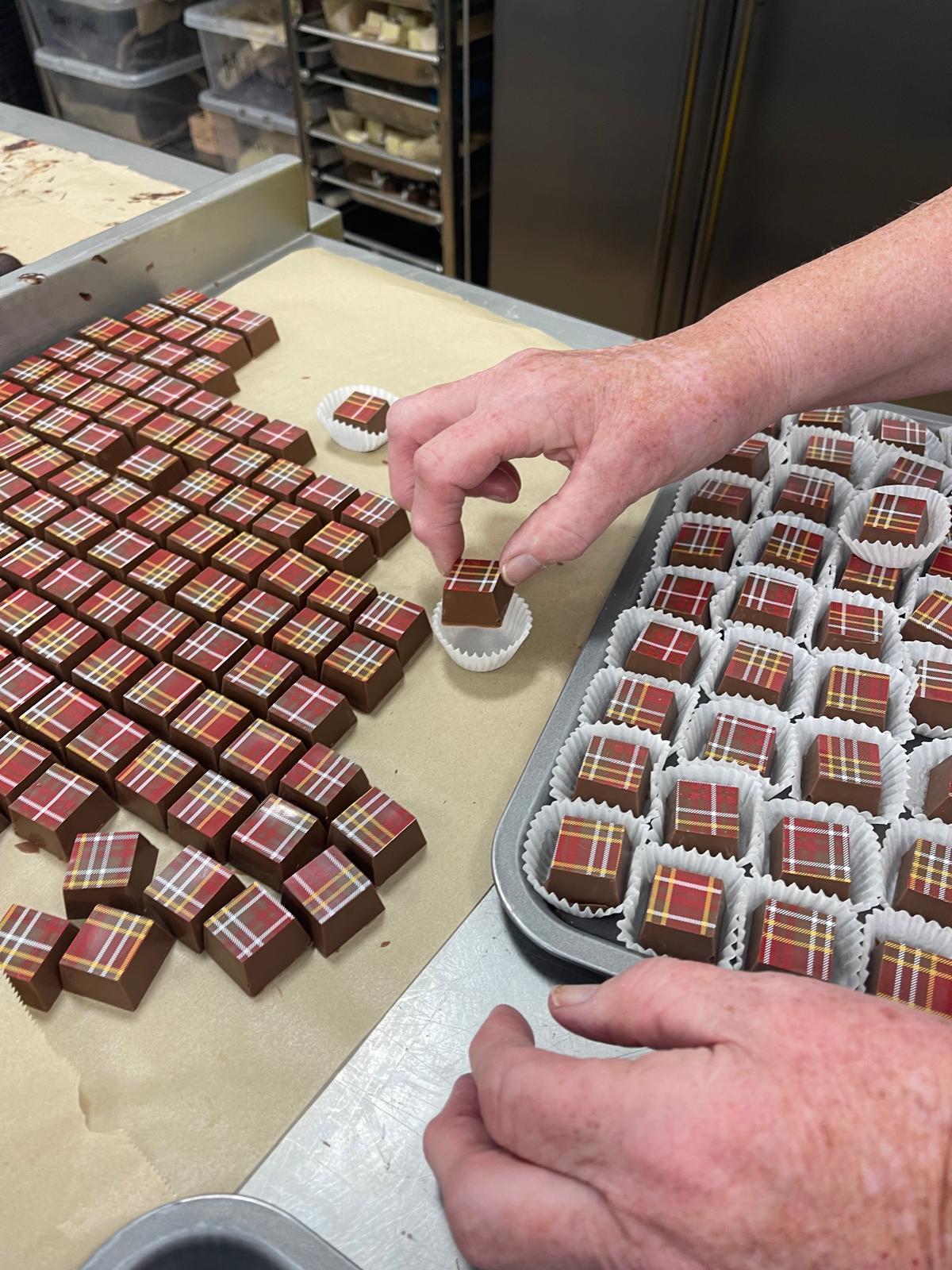 Salted Caramel Tartan Squares