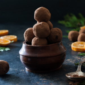 Dark Chocolate Orange Filled Truffles (Vg)