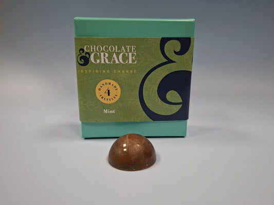 Dark Chocolate Mint Domes