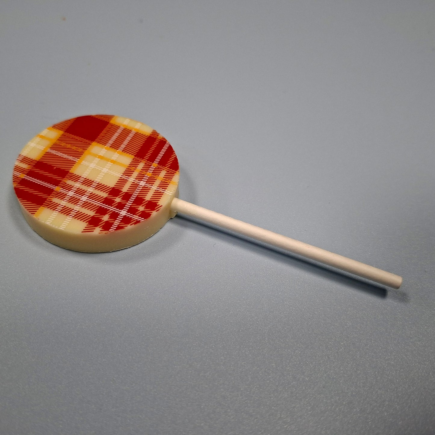 Tartan Chocolate Lolly